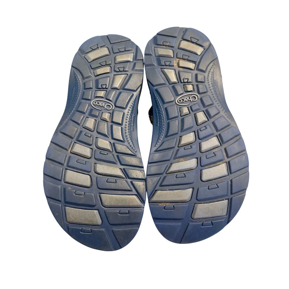 Chaco Big Kids Z/1 EcoTread Sandals Sz 6 Blue Rubber Hiking Outdoor Youth Shoes - Picture 5 of 5